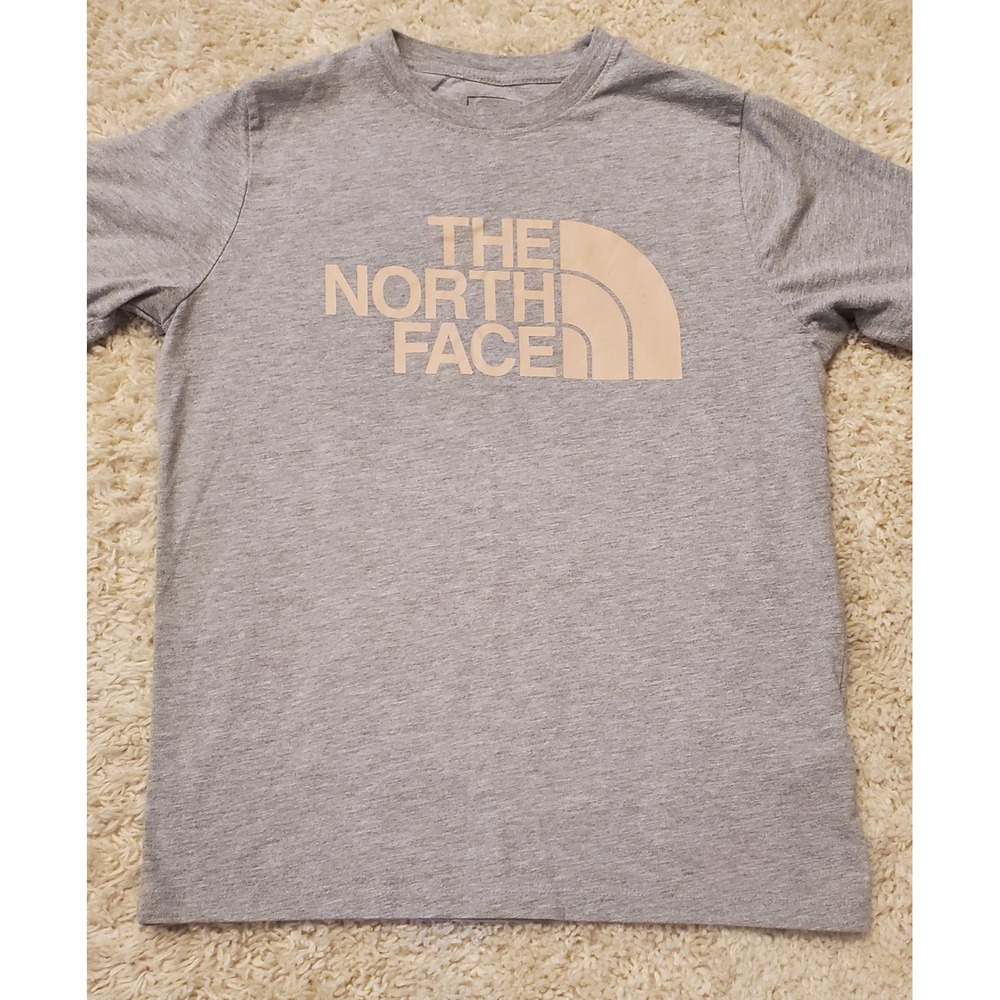 The North Face T-Shirt Womens Size Small Gray‎ Pink
